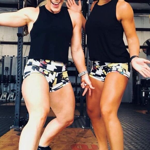 WODBOTTOM splatter spray paint shorts size small excellent condition - Picture 6 of 7